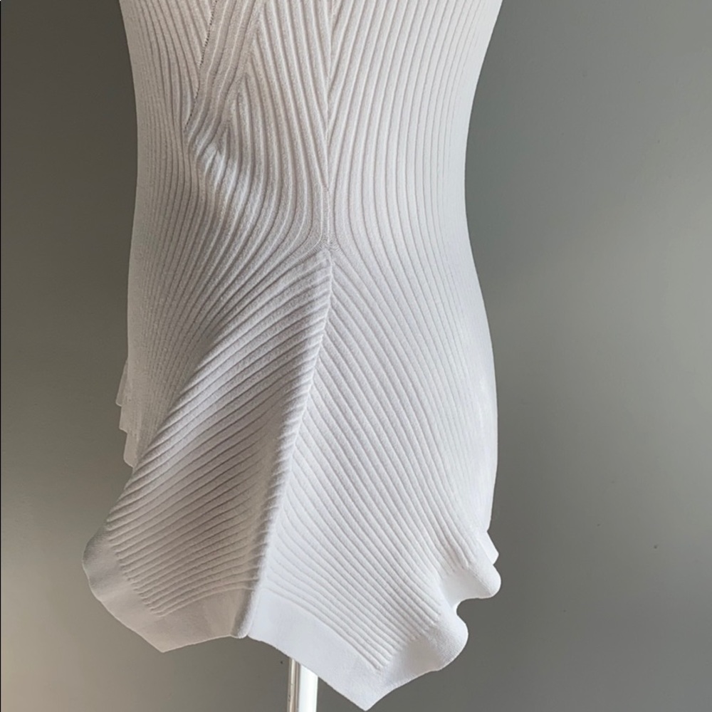 Cinq a Sept Ellen Sleeveless Rib Crepe Knit Peplum Top NWT $225 - Picture 14 of 16